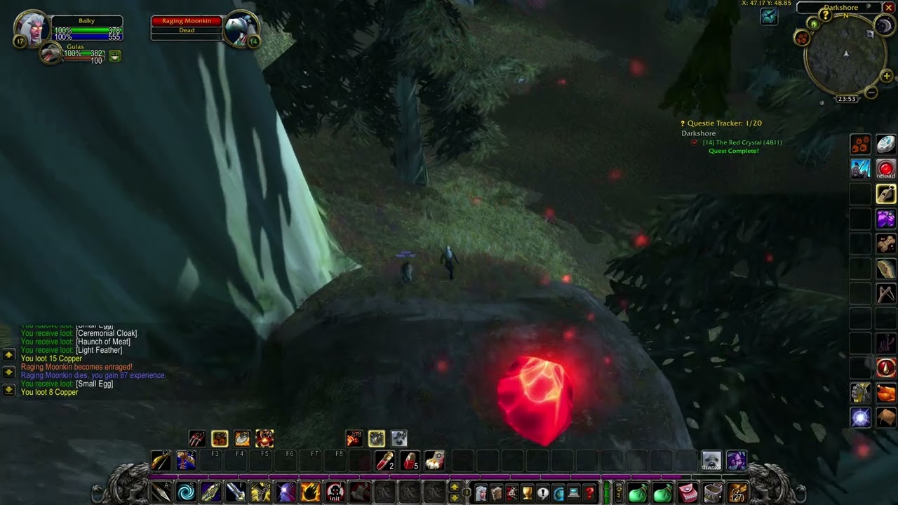 The Red Crystal (WOW classic quest)