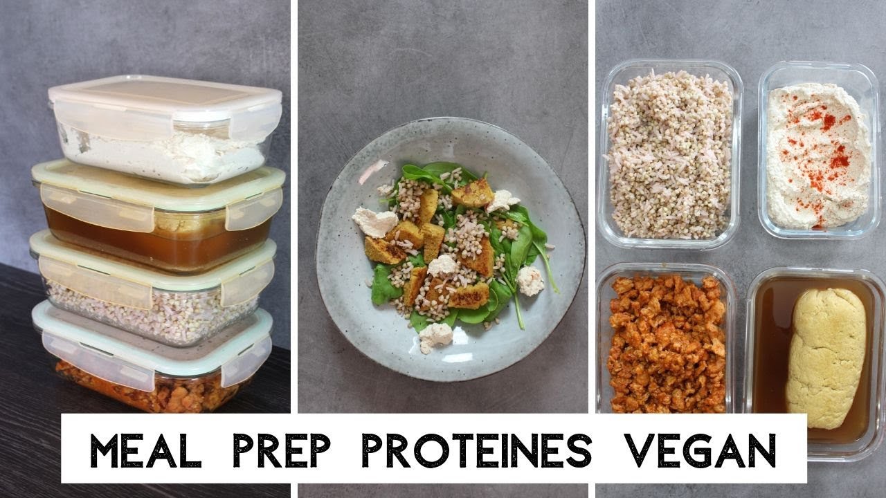 MEAL PREP PROTEINES VEGAN, PETIT BUDGET / LE CUL DE POULE
