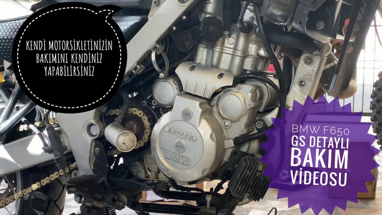 Bmw F650 Gs bakım Ve inceleme Hangi ürünleri Kullandık ?