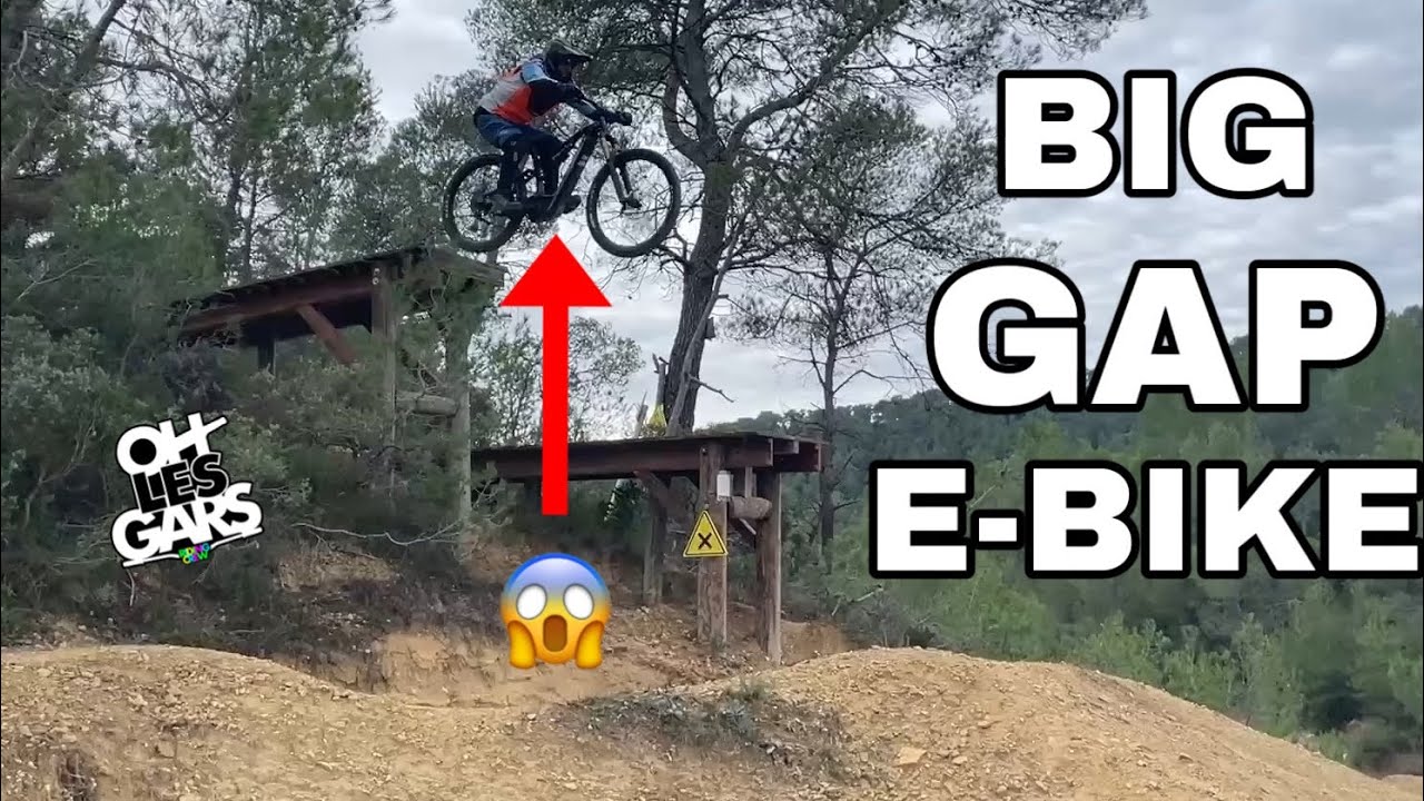 BIKE PARK MONTPELLIER // ÉNORME ROAD GAP EN VTTAE  💪😱