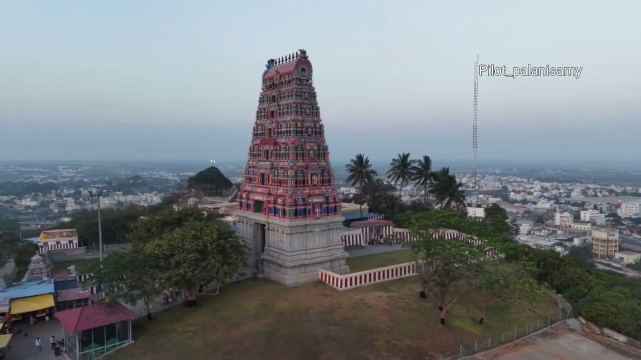 HOSUR malai kovil #aerialview #dronephotography #hosur #malaikovil #photography #hillstation 