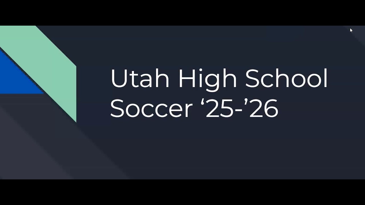 Utah High School Soccer Referee Meeting 03/02/26