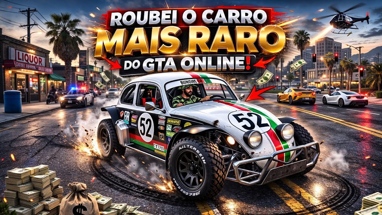 Roubei o Carro mais RARO Do Ferro Velho #gtaonline #kaiquejogaa 