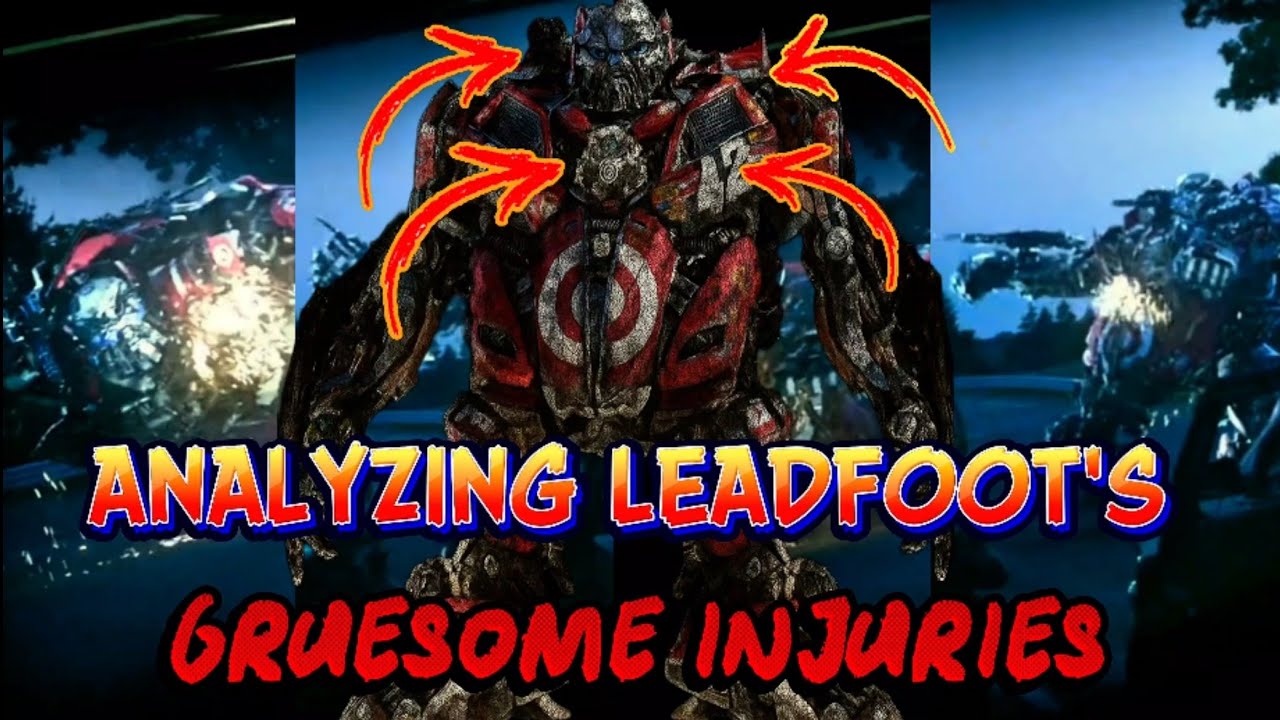 Leadfoot's brutal injuries that you missed in Transformers: Age of Extinction.
