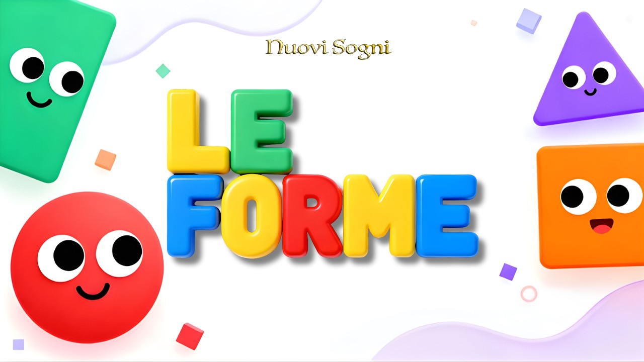 LE FORME - Canzone didattica per infanzia e primaria
