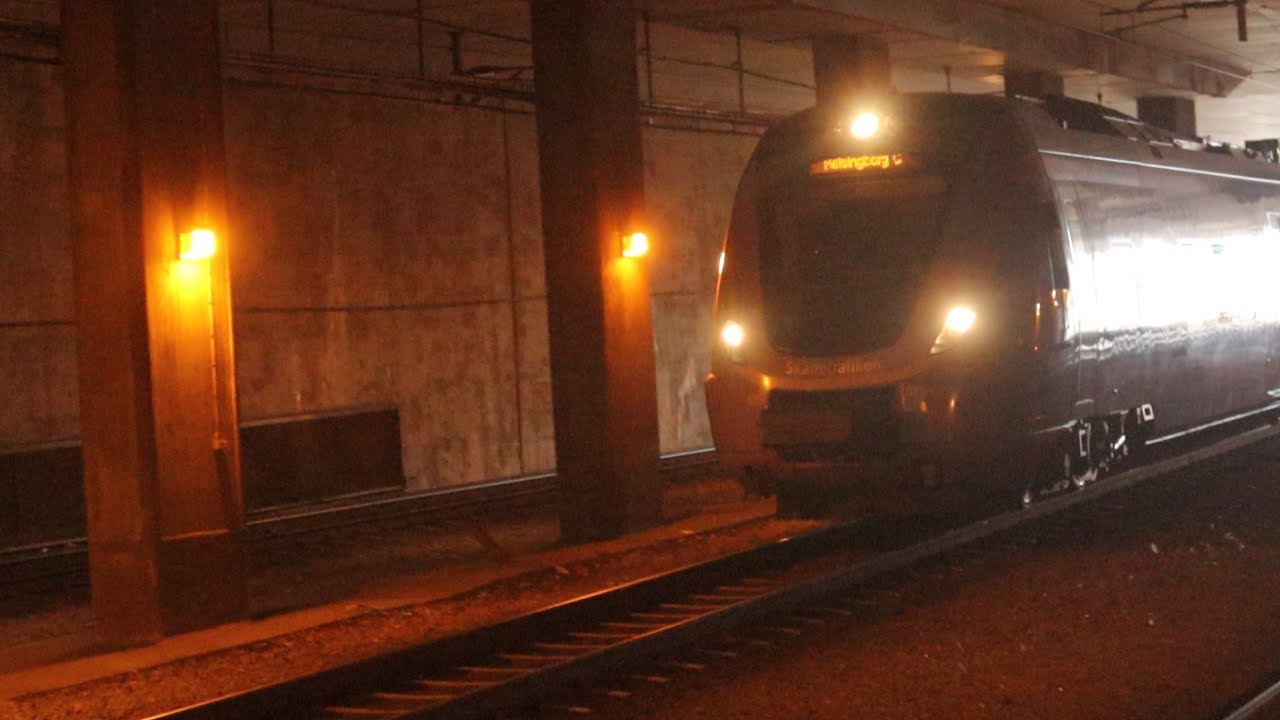 Tåg vid Helsingborg C