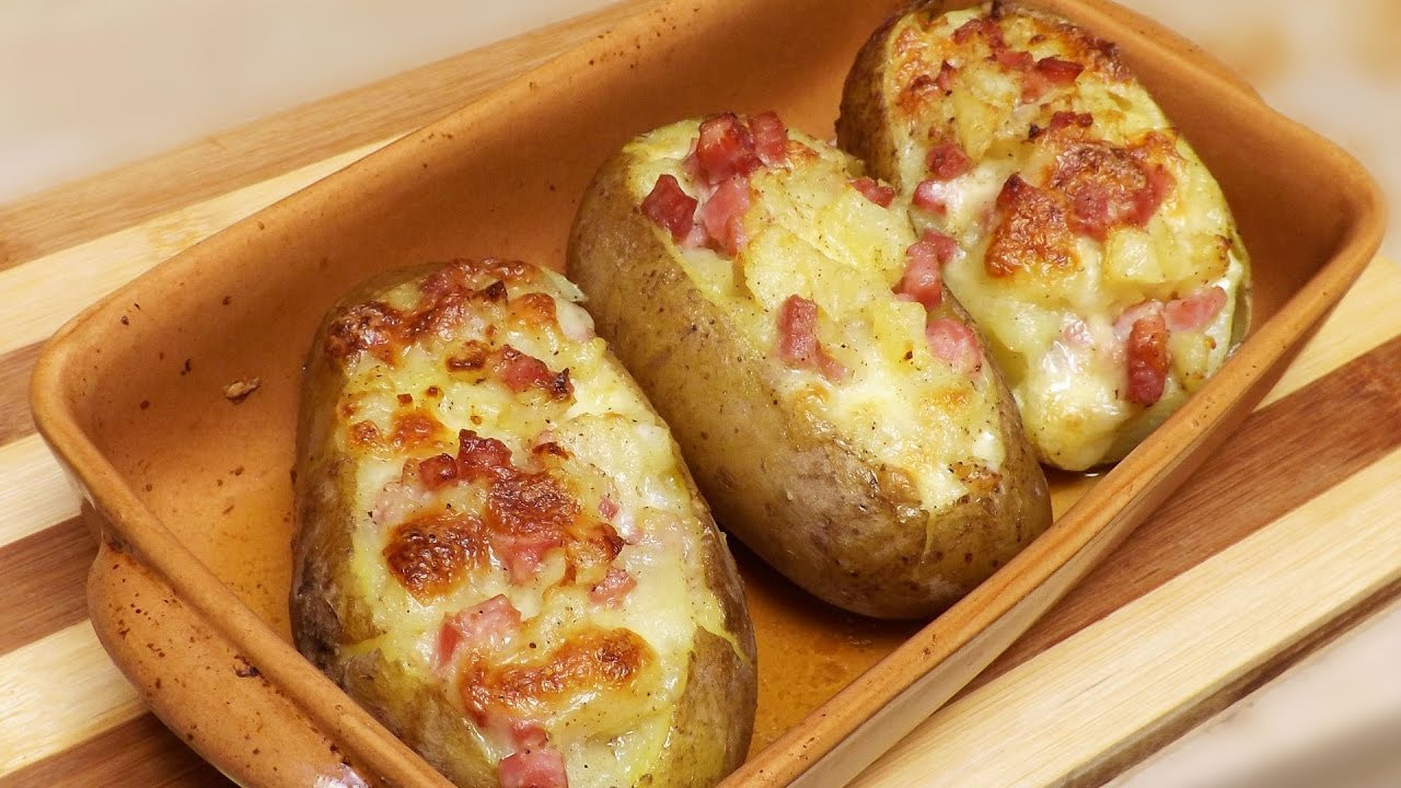 Patate ripiene al forno