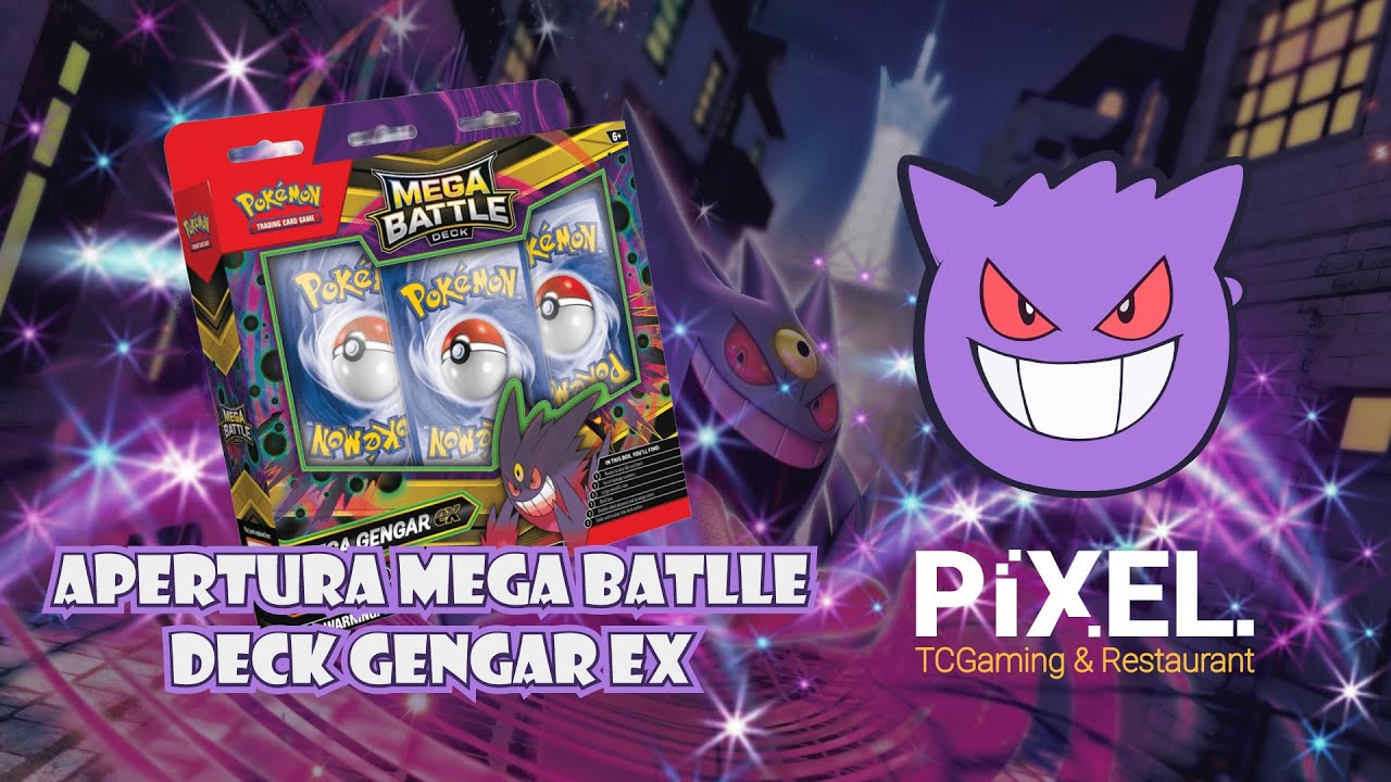 UNBOXING MEGA GENGAR EX MEGA BATTLE DECK