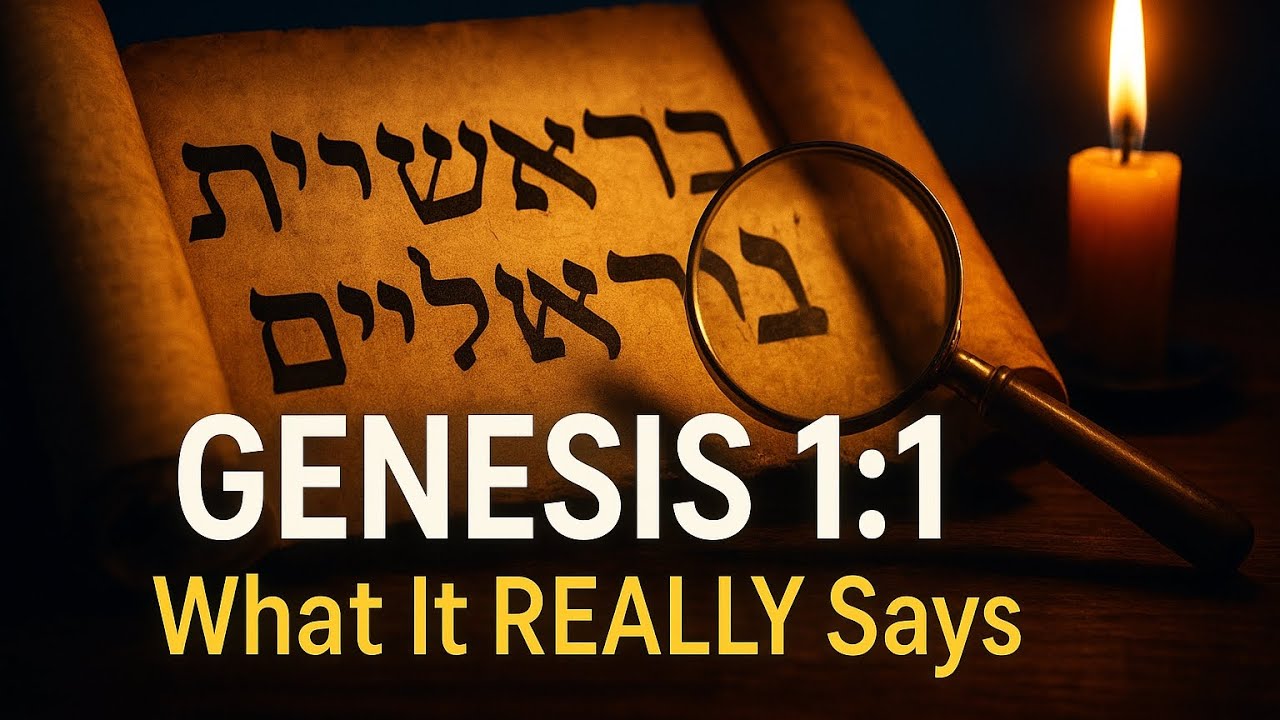 Что на самом деле говорится в Бытии 1:1 на еврейском языке?