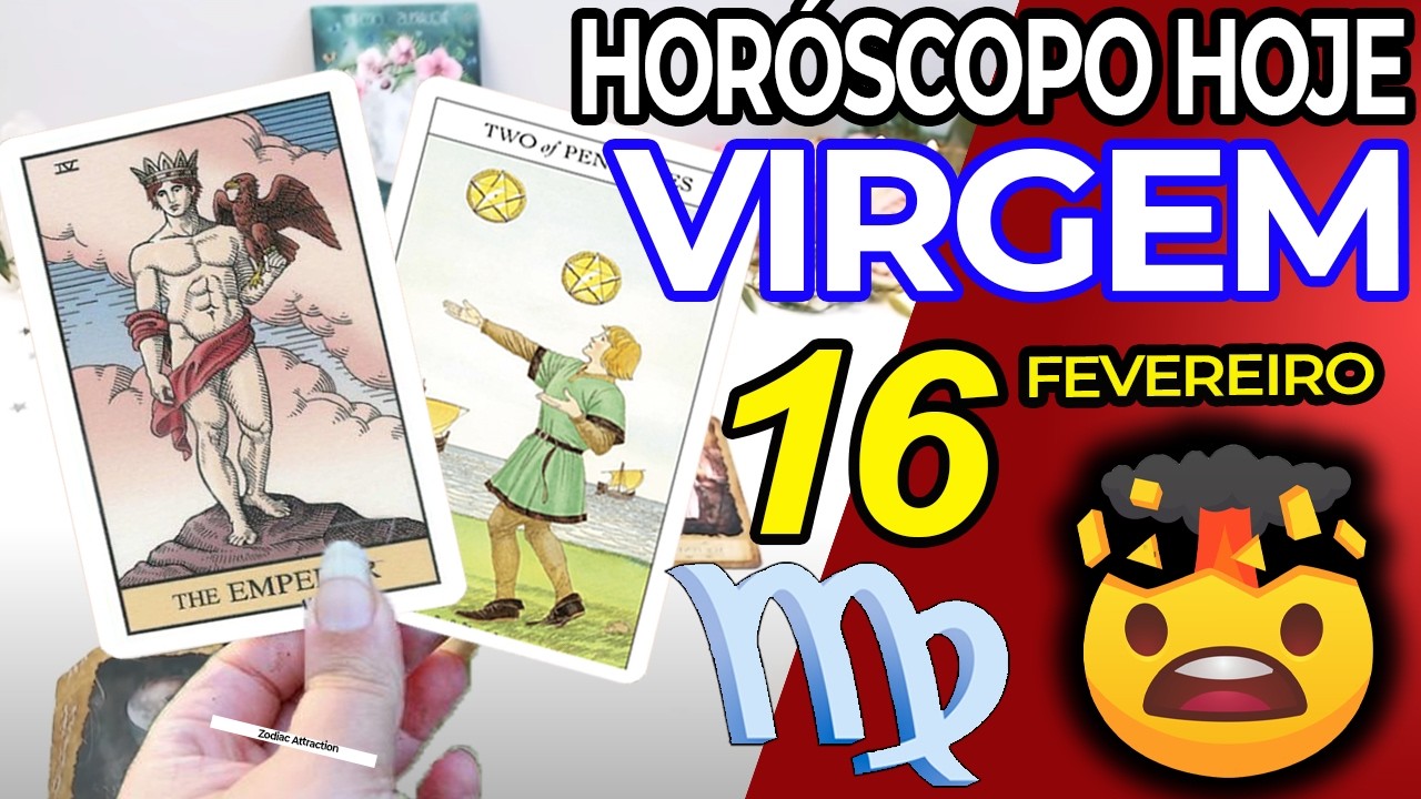 BOMBA MUITO FORTE❗️💣🧨VOCE VAI DE 0 A 100🔥 Virgem ♍ 16 Fevereiro 2026 | Horoscopo do dia de hoje ♍