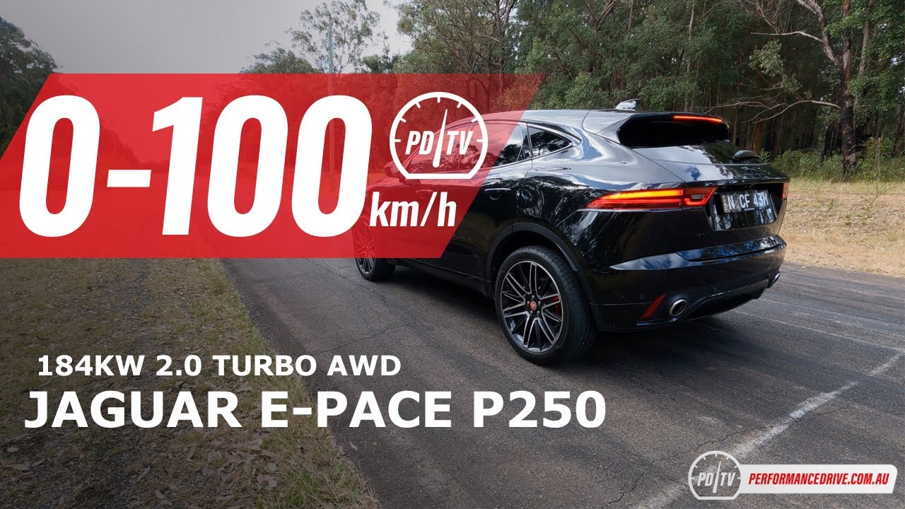 2023 Jaguar E-PACE P250 R-Dynamic 0-100km/h & engine sound