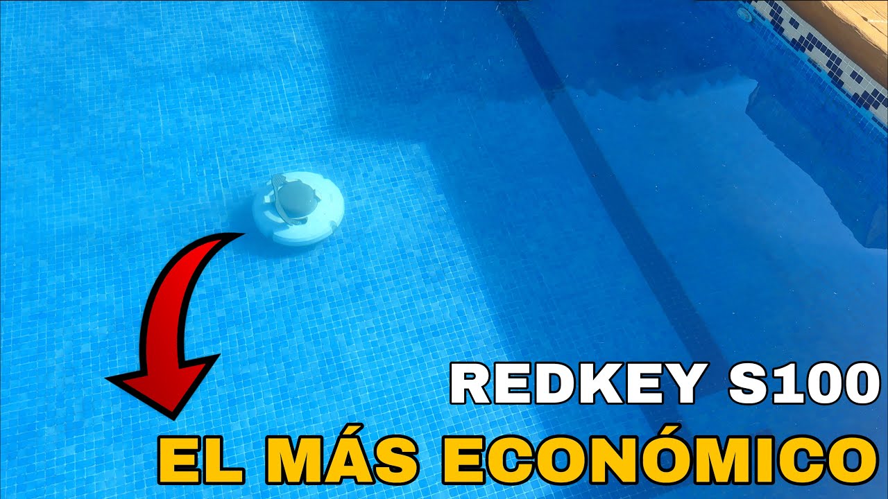Consigue tu piscina limpia por poco dinero | Redkey s100 | 4K