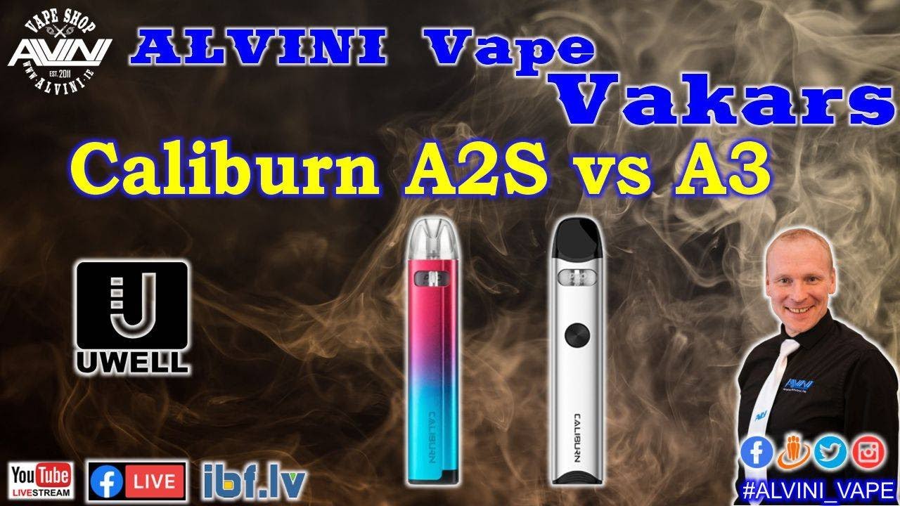 UWELL Caliburn A2S vs A3