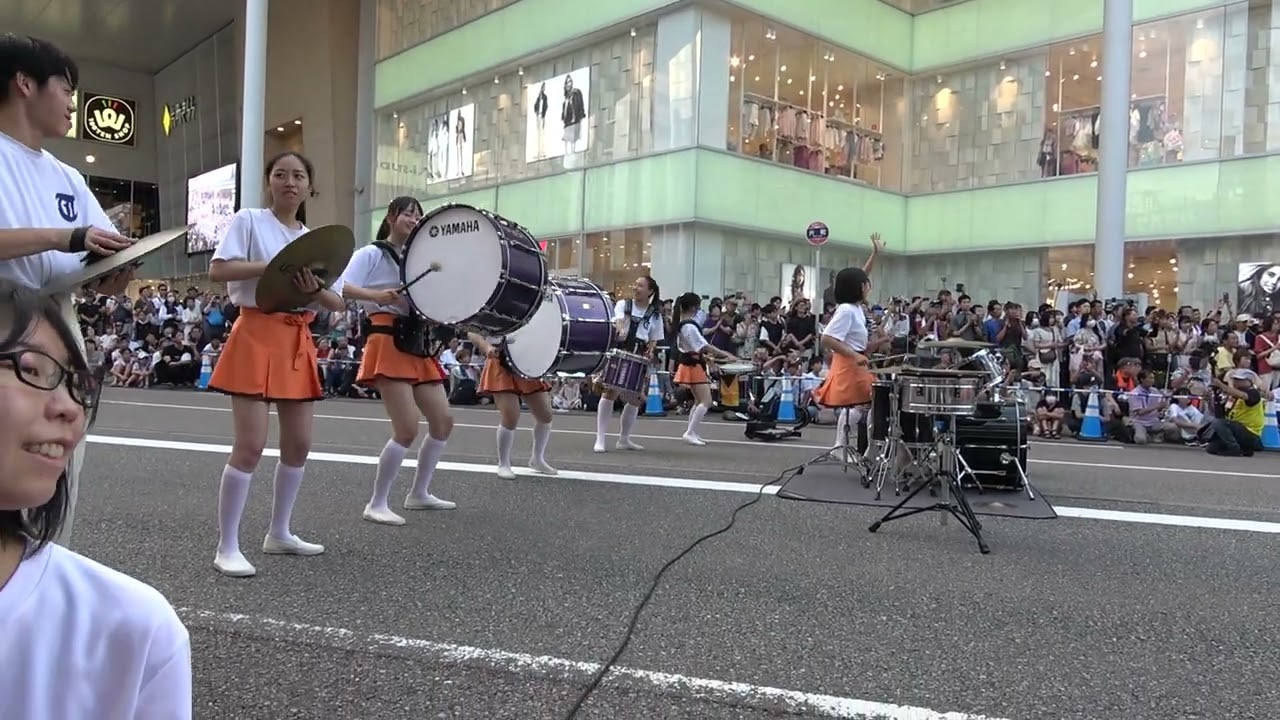 金沢ゆめ街道2025　4分20秒Swing3 復活　橘・後方支援部隊（パーカス隊）素晴らしい演奏　🍊Kyoto Tachibana SHS Band  京都橘