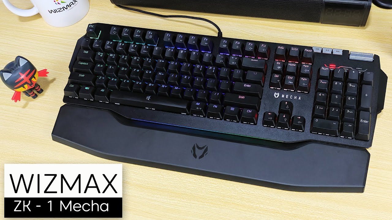 A NEW CHALLENGER - Micronics Wizmax ZK1 Mechanical Keyboard - Kaihl Box White Switch