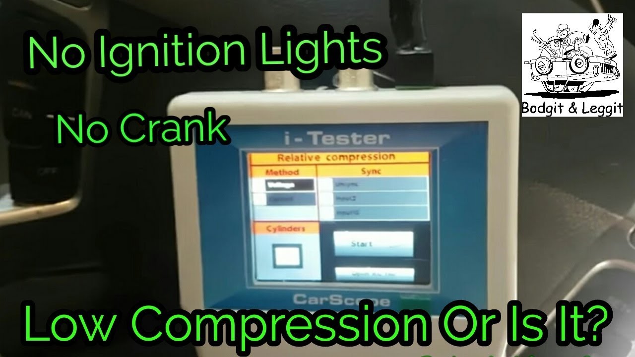 Ford Mondeo part 1 No Ignition Lights No Crank Low On Compression Or Is It