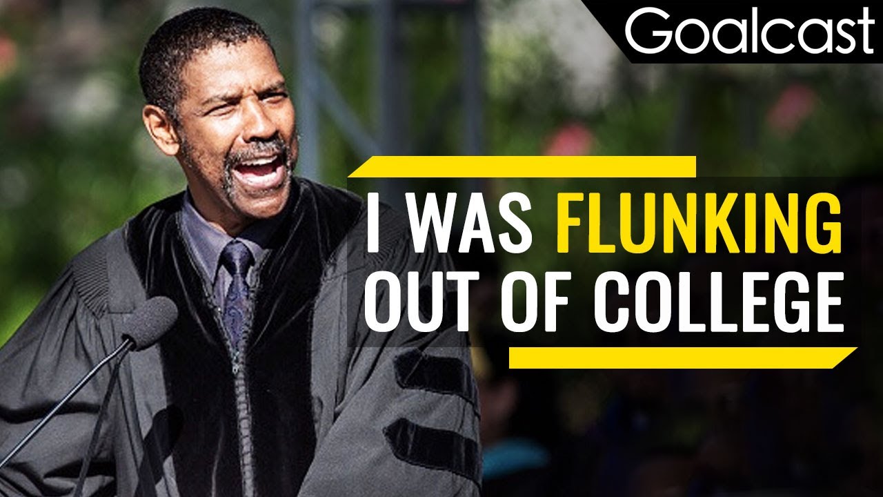 Don't Be Afraid to Fail Big, To Dream Big - Denzel Washington | Goalcast