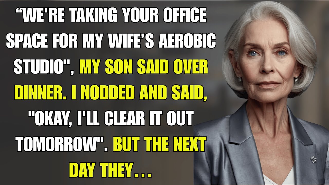 “We’re Taking Your Office,” My Son Said. I Nodded and Quietly Made My Exit.