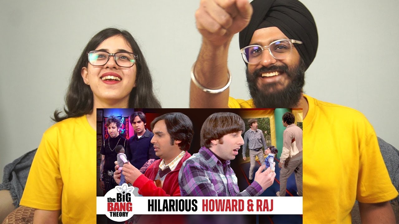 Indians React to Hilarious Raj & Howard Funniest Moments (Part 1) | The Big Bang Theory