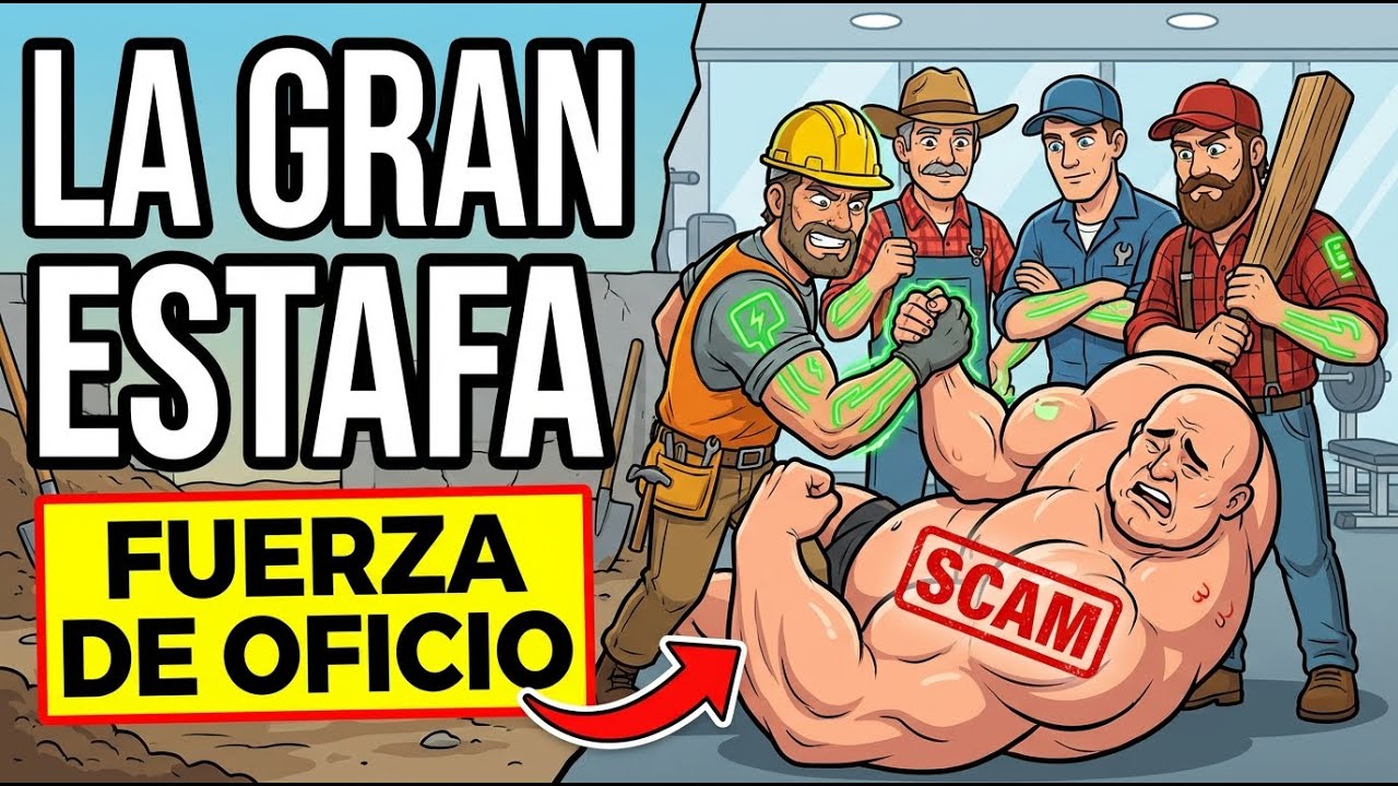 LA GRAN ESTAFA: Por qué tus músculos de gimnasio pierden contra la FUERZA DE OFICIO