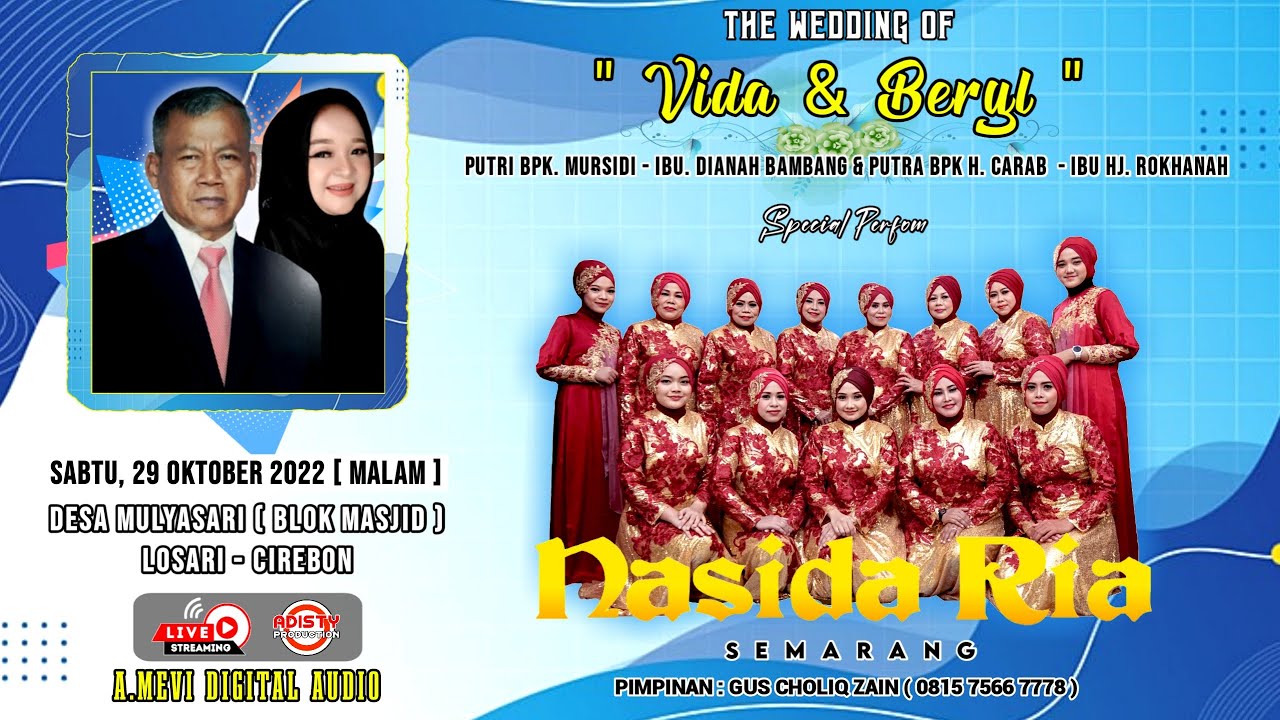 LIVE !!! NASIDA RIA - 29 Oktober 2022 - Ds.Mulyasari ( Blok Masjid ) Losari - Cirebon