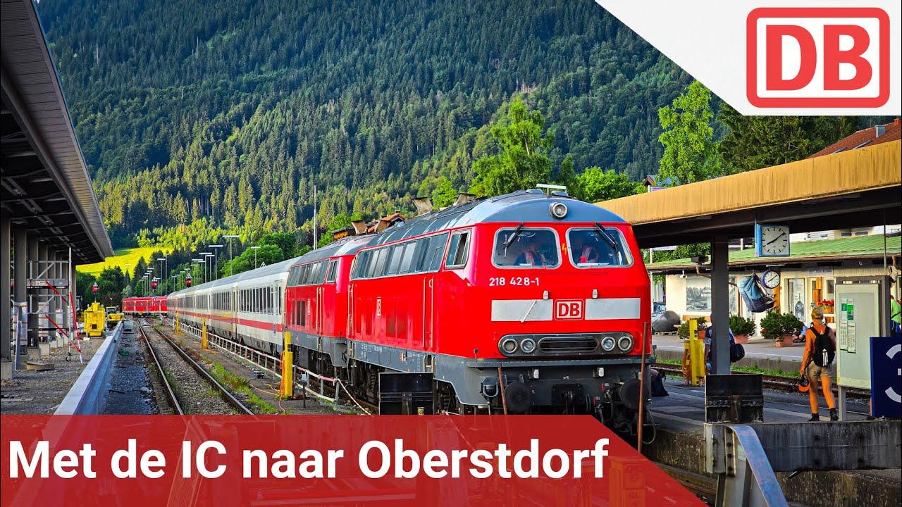 Met de KLASSIEKE IC naar OBERSTDORF in de ALLGÄU #BartVlog