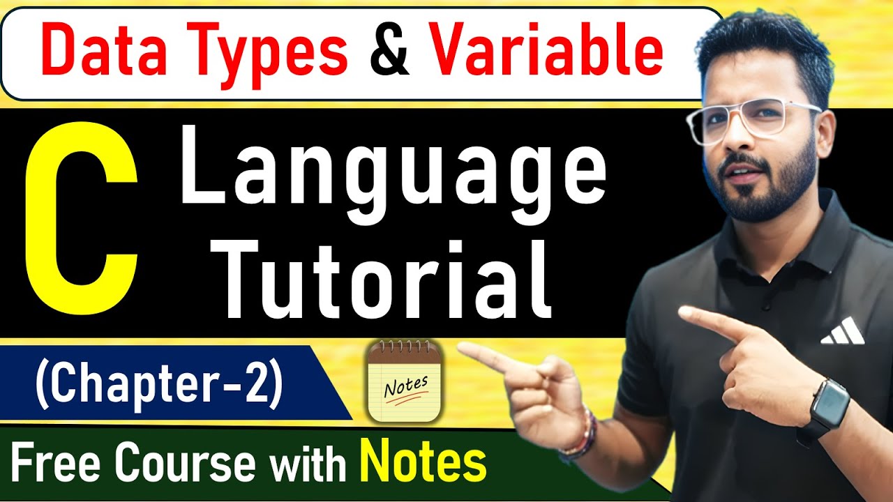 Variables & Data Types in C | C Tutorial in Hindi | Variable in C #clanguage
