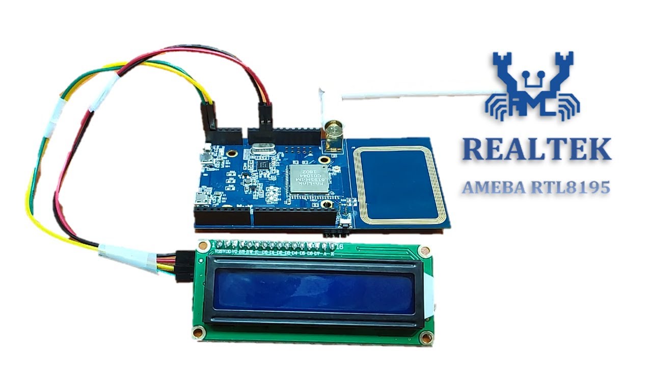 AMB01 LCD 24H Clock - Realtek Ameba RTL8195 demo#001