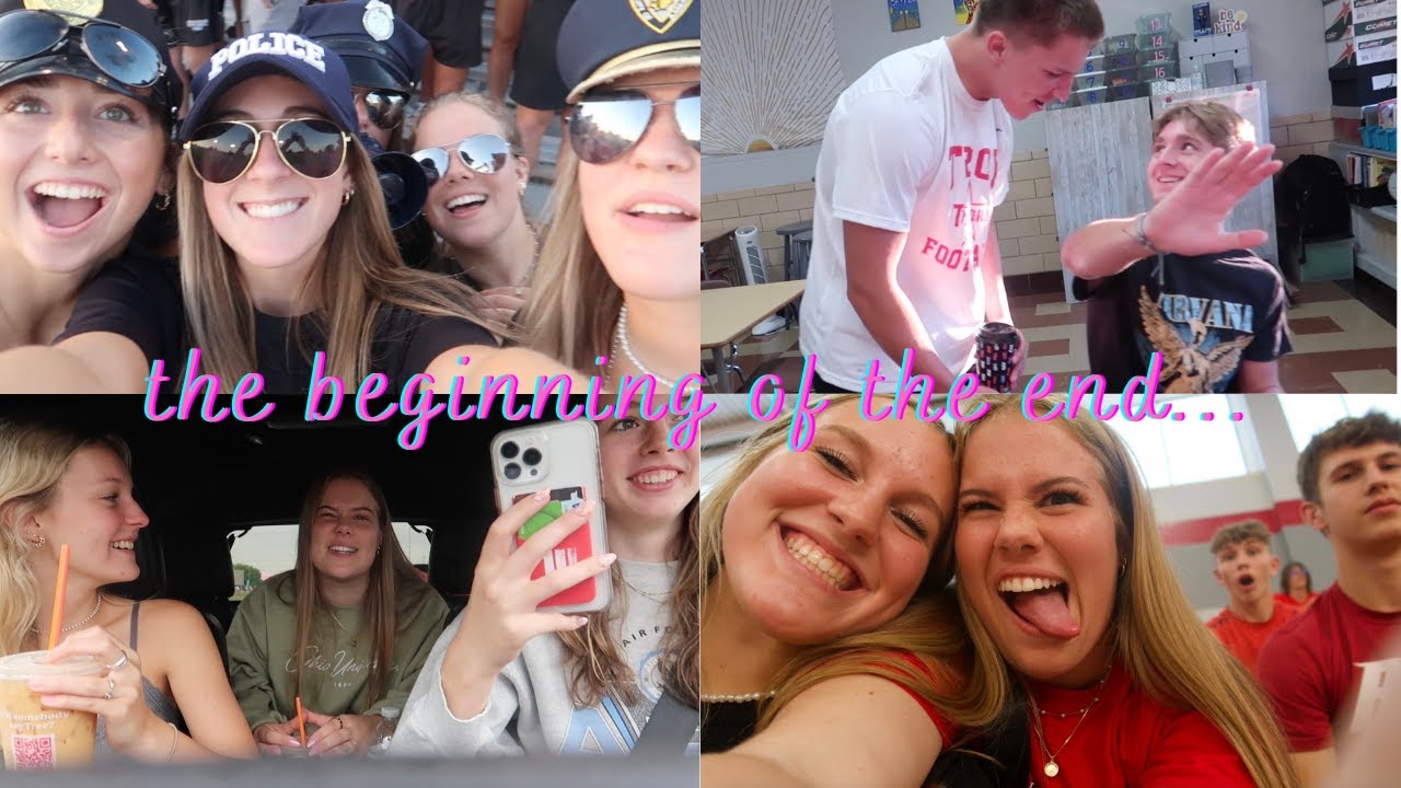 my first week of senior year!!! (first day of school, football game, etc.)