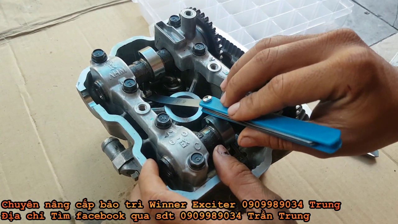 Canh sim đồng tiền cho winner DOHC khe hở xuppap