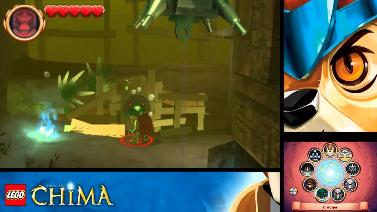 LEGO Legends of Chima: Laval's Journey - Level 9 Croc Fort 100% (Character Tokens, Treasures)