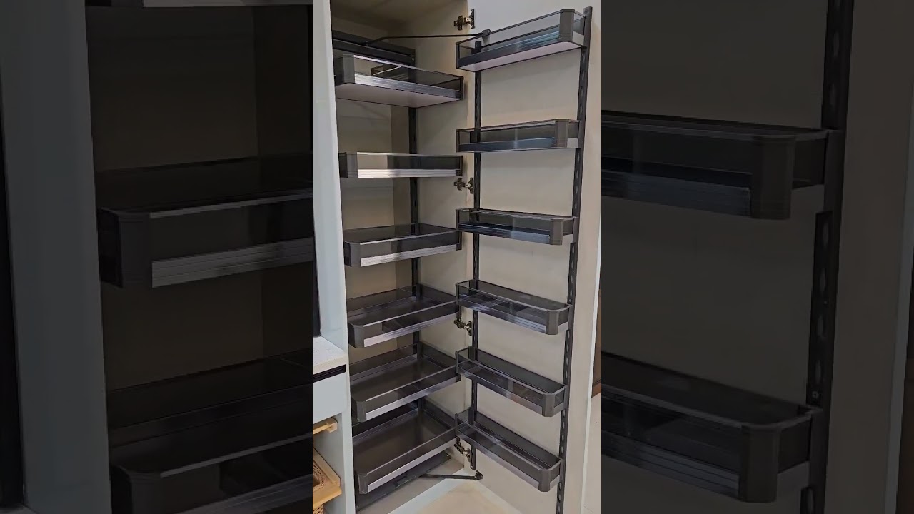 Hablo kitchen glass pantry unit