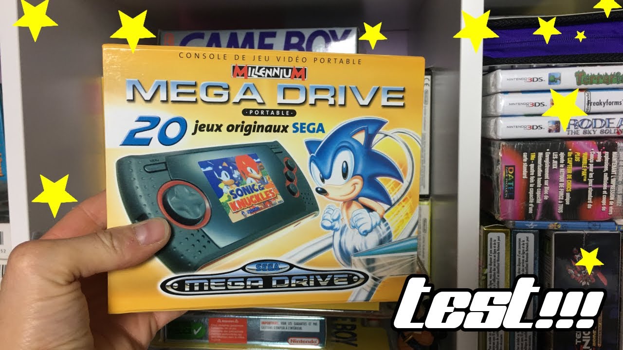 TEST CONSOLE PORTABLE MILLENNIUM SEGA MEGADRIVE DE BONS JEUX?
