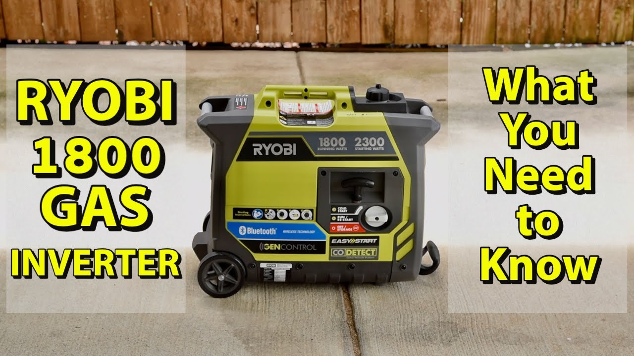Ryobi 1800 Gas Inverter Generator | Is it the Right Generator for You?