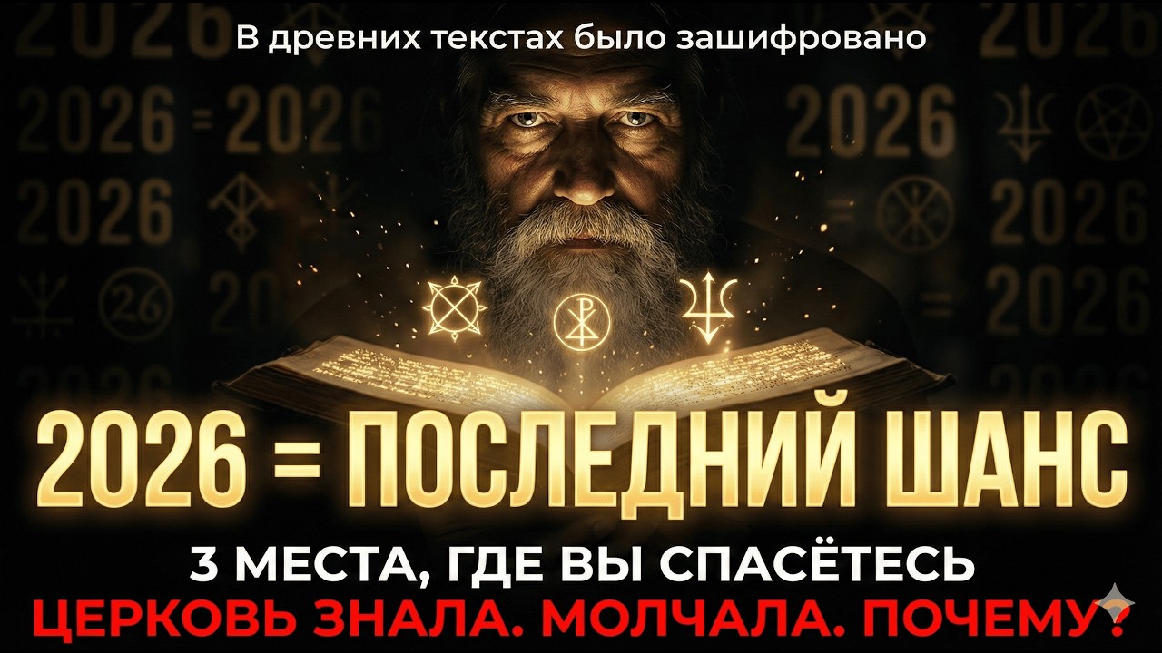 Иисус предупреждал об этих днях. Пророчества о 2026 сбываются!