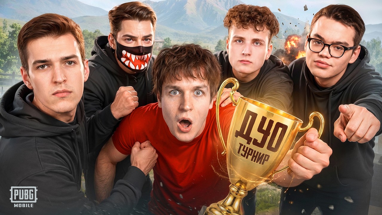 КАМБЭК В ТОП-1 НА ДУО ТУРНИРЕ в PUBG MOBILE! КИБЕРЫ vs КОНТЕНТ-МЕЙКЕРЫ в ПУБГ МОБАЙЛ