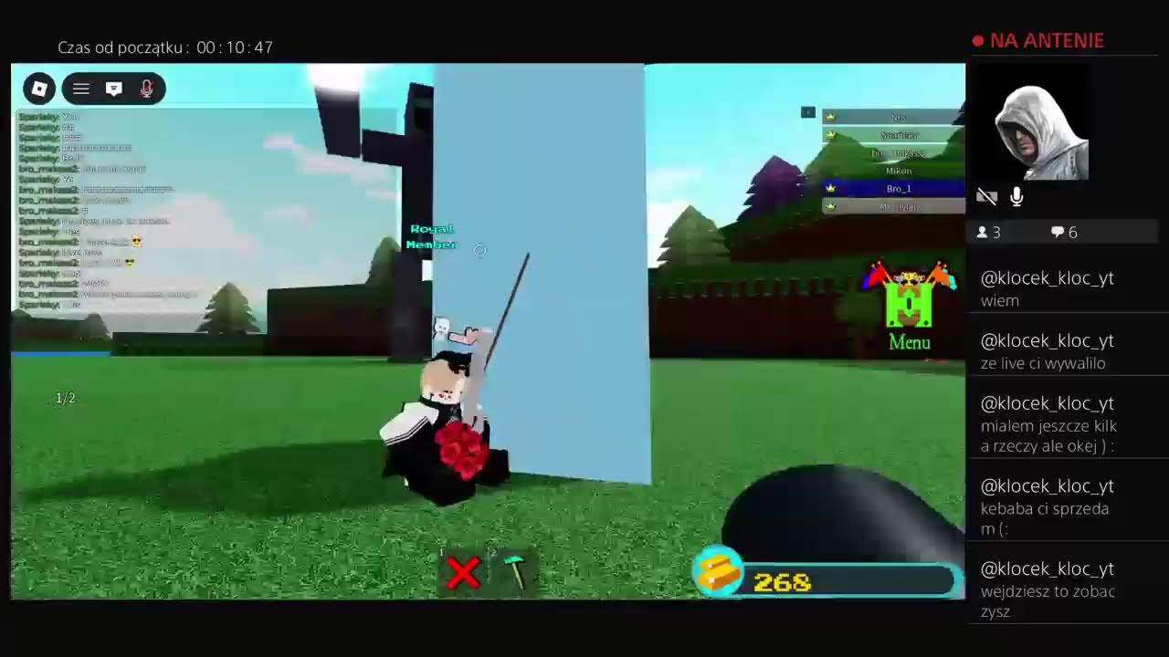 Roblox Luźne granie z widzami
