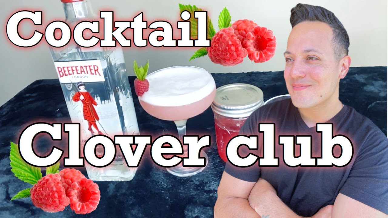 COCKTAIL CLOVER CLUB 🍓 / TUTORIAL BARTENDER