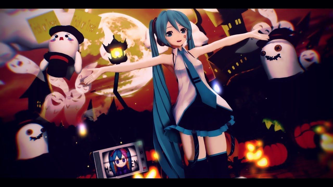 【MMDカバー】 つみ式ミクさんで「Happy Halloween」【初音ミク】