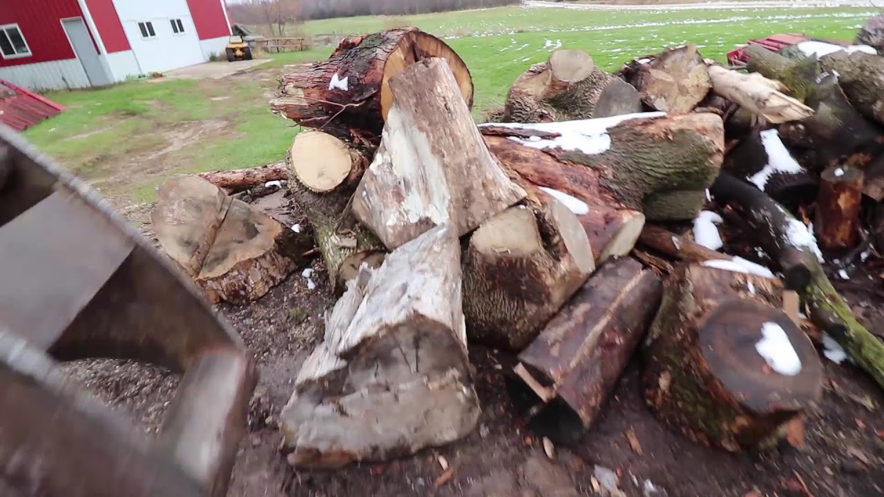 Backhoe Log Splitter information