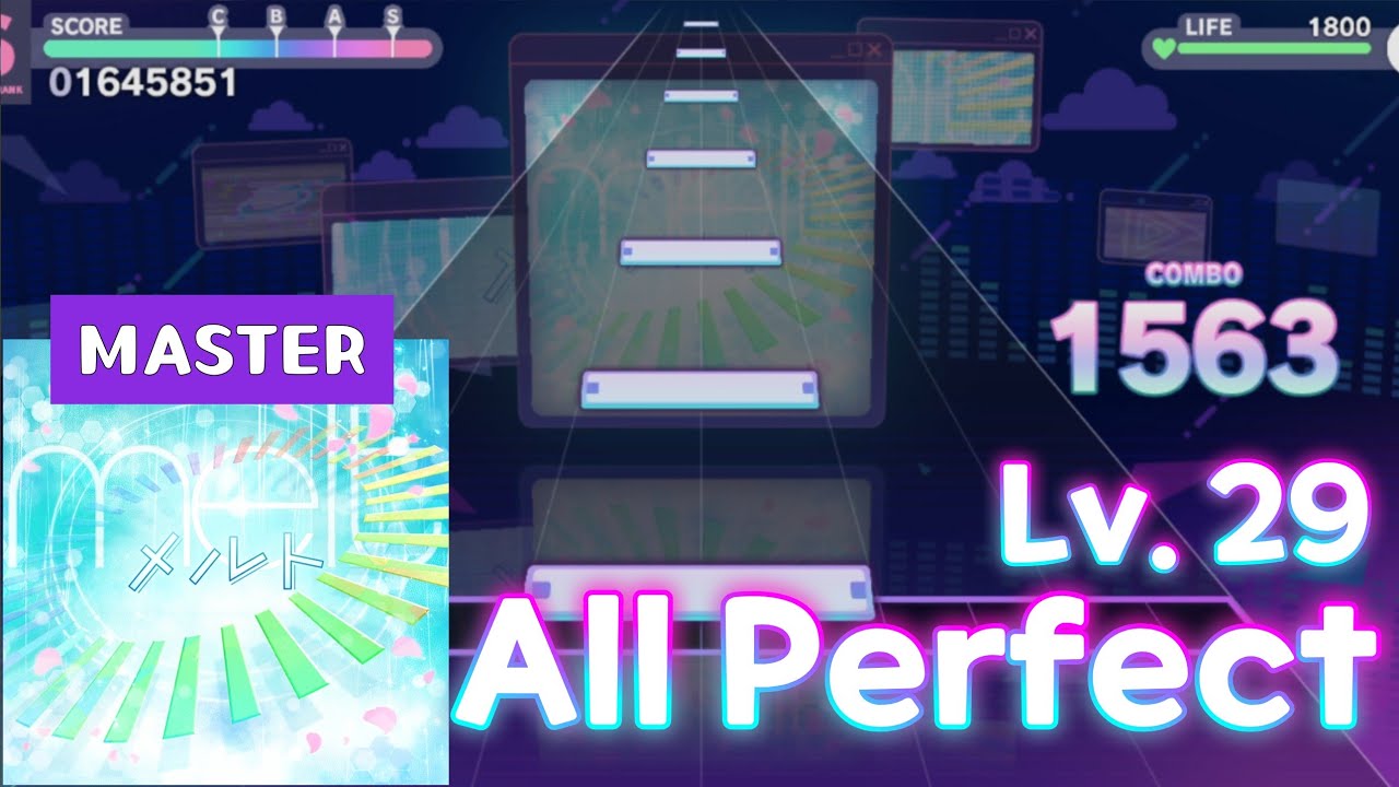 초 카구야 공주 리믹스버전 수록기원 1일차 멜트 마스터 (29) ALL PERFECT :: [프로젝트 세카이]