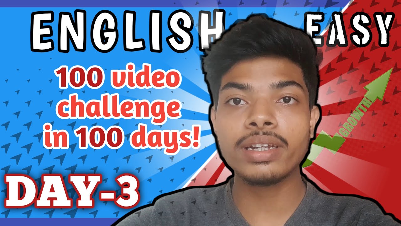 Day-3 About Importance of learning English | 100 video challenge in 100 days| Grow With Rajib Datta.