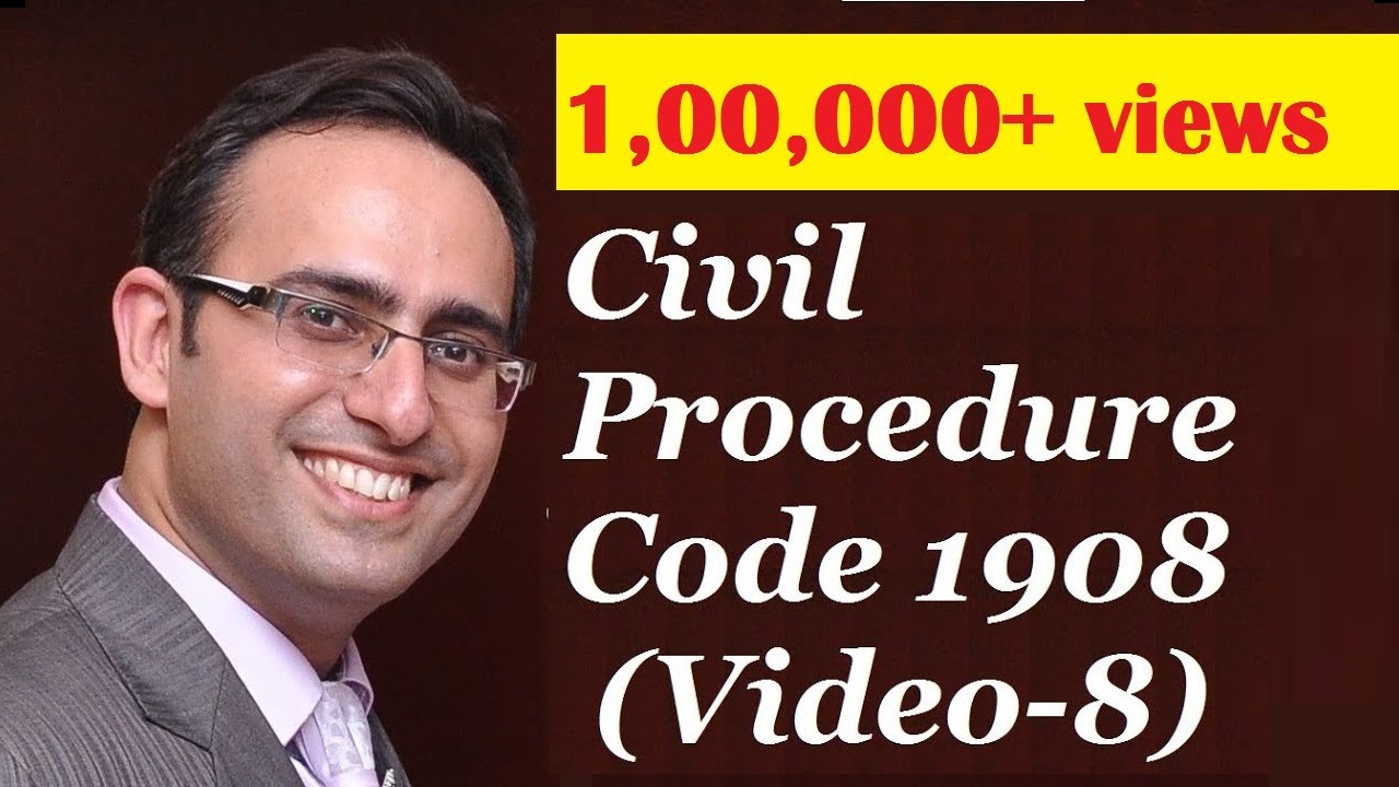 CPC 1908 [Video-8] - Jurisdiction Of Courts