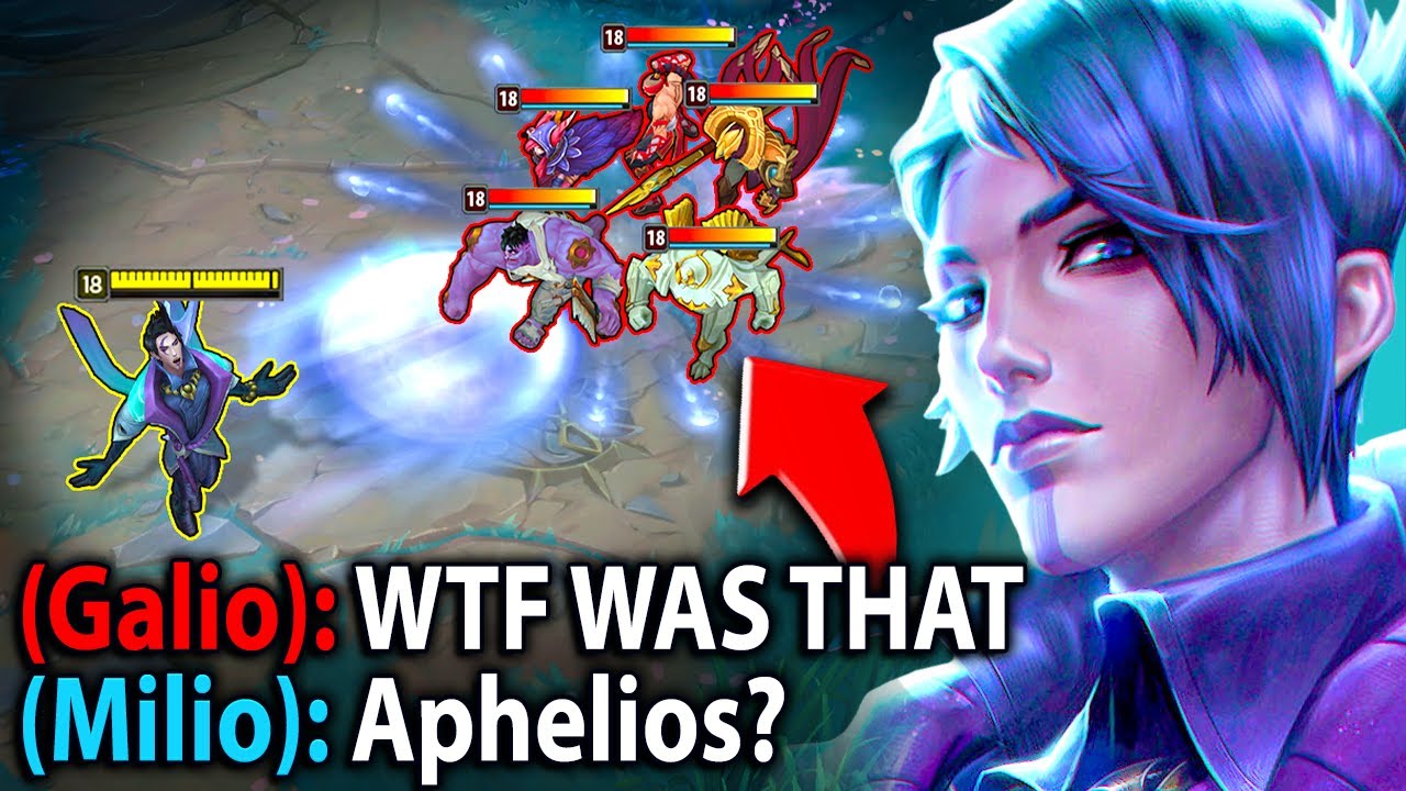 The most unbelievable Aphelios 1v9 in Diamond