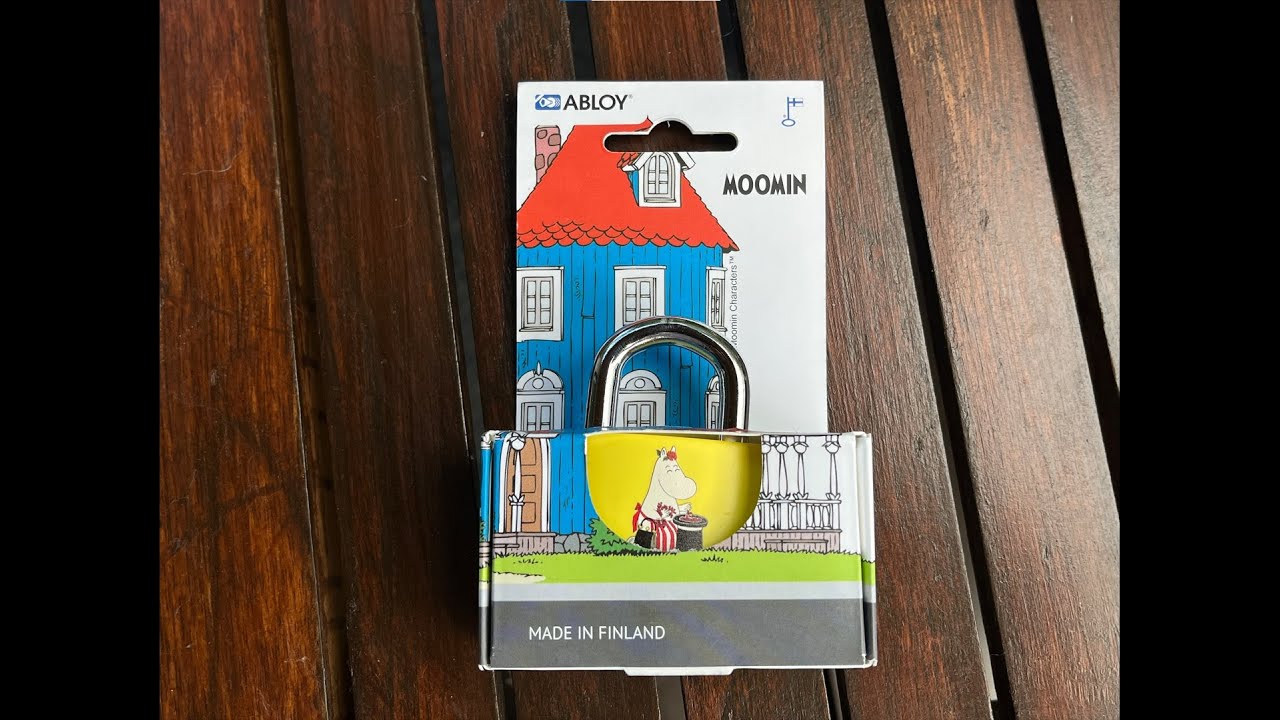 locksport: Abloy Classic Muumi-padlock unboxing pick