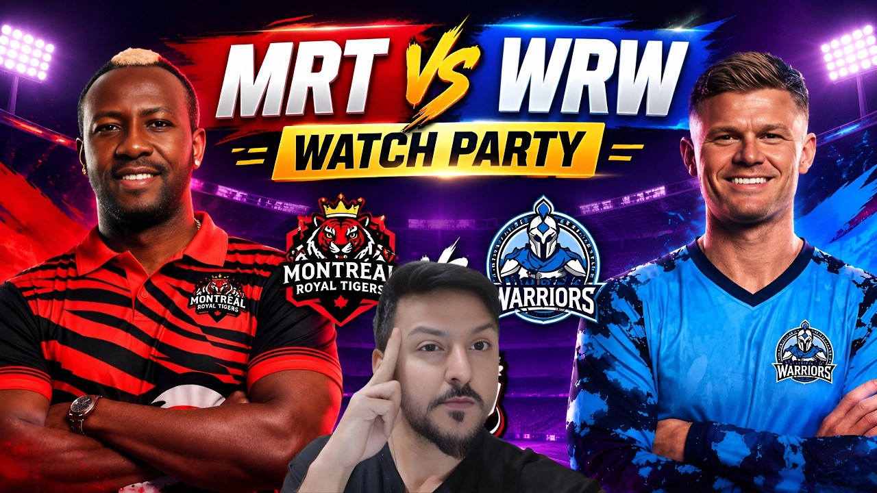 MRT vs WRW LIVE | Montreal Royal Tigers vs White Rock Warriors | Watch Along | Raw Emotions + Chat
