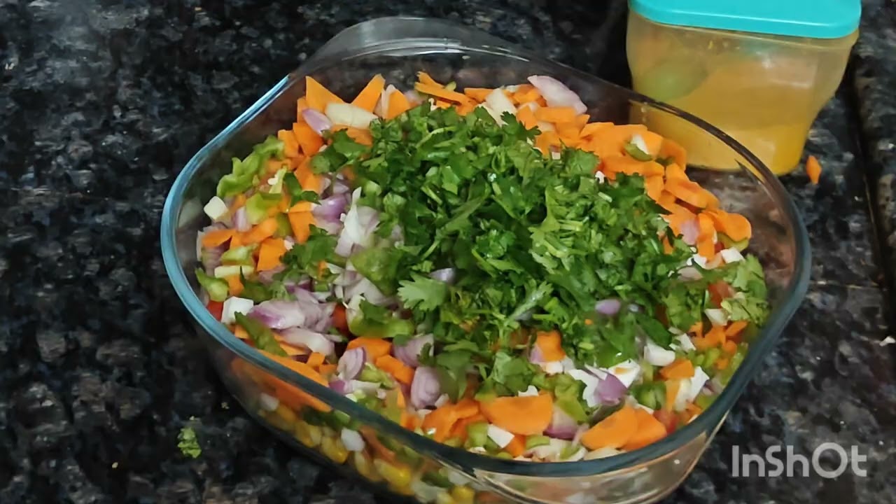 Fruit & vegetable chat (salad) super tasty and healthy #Chetna'skitchen #CK