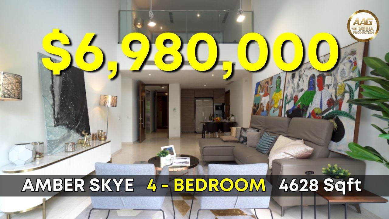 Singapore Condo Property Home Tour | Amber Skye | 4 Bedroom 4628 sqft | For Sale
