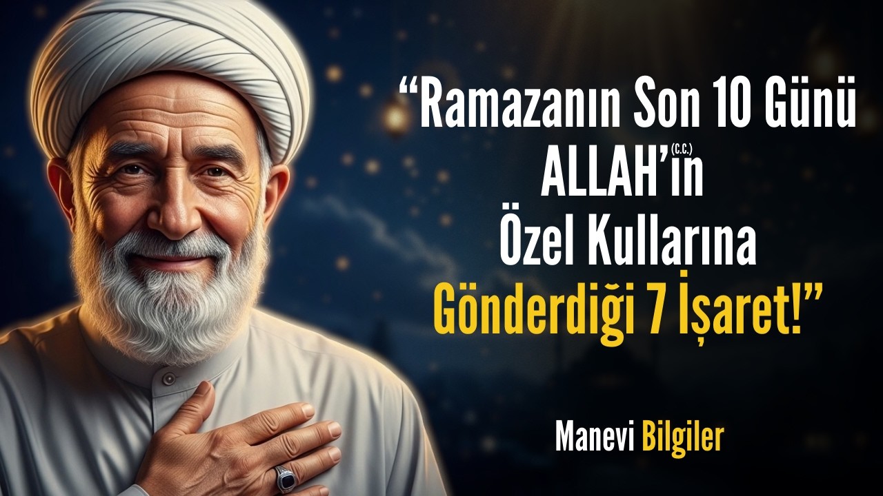 Bu 7 İŞARETİ Ramazan'ın Son 10 Gününde Hissediyorsan! Büyük Bir Tecellinin Eşiğindesin?