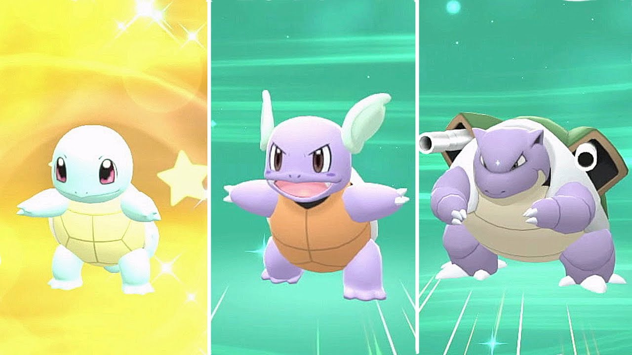SHINY SQUIRTLE FAMILY after 1366 EGGS in POKEMON BRILLIANT DIAMOND